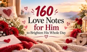 160 Love Notes for Him to Brighten His Whole Day