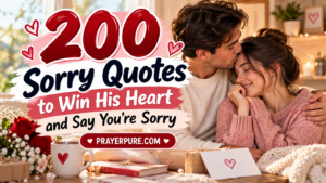 200 Sorry Quotes to Win His Heart and Say You're Sorry