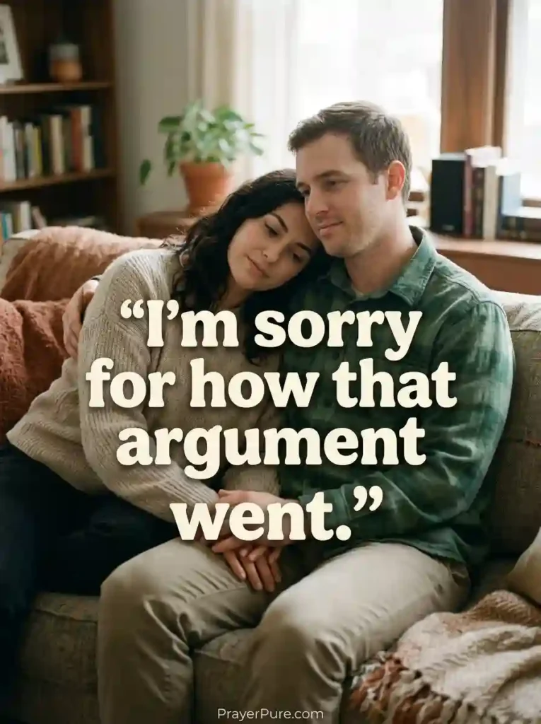 Apology Messages for After an Argument