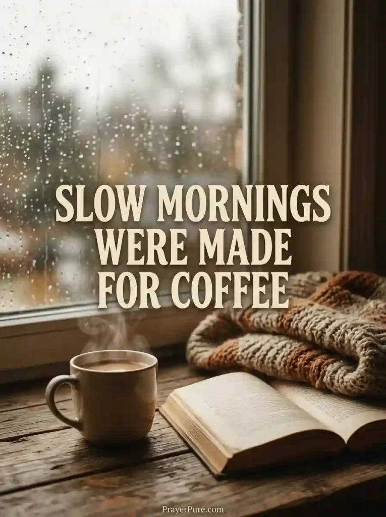 Cozy Morning Coffee Captions