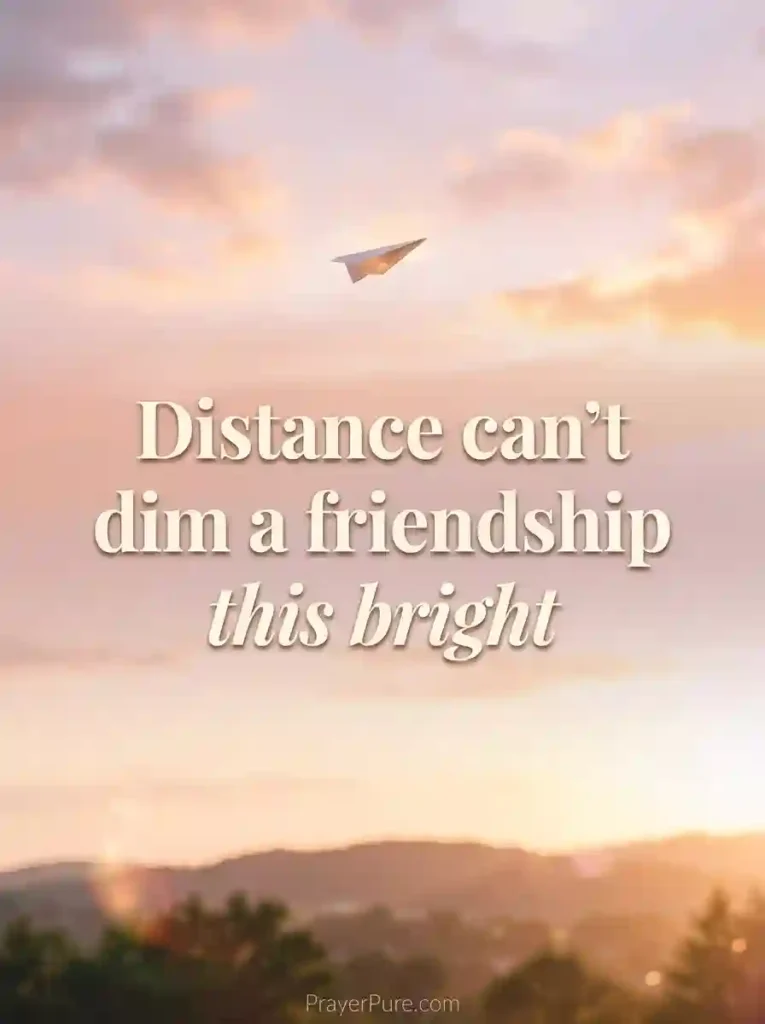 Friendship Captions for Long Distance