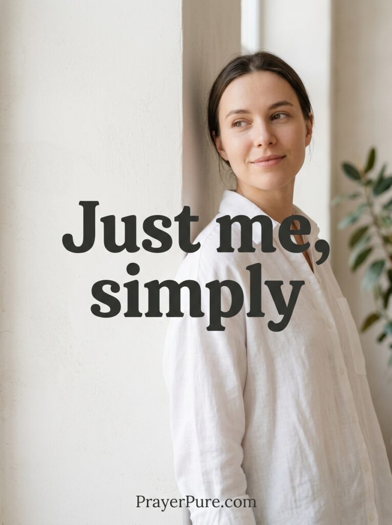 Minimalist Selfie Captions