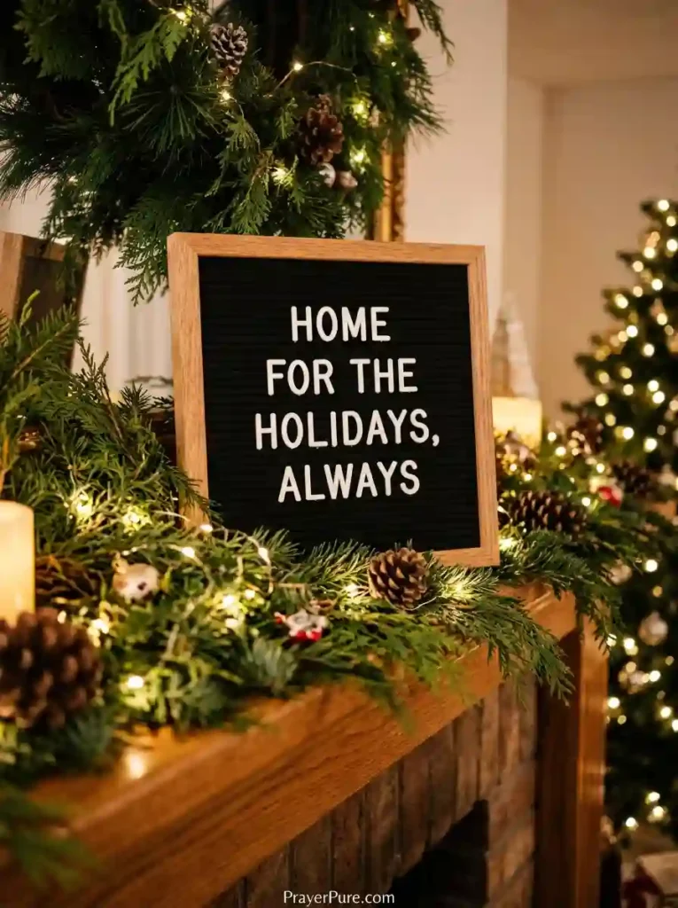 Seasonal and Holiday Family Letter Board Quotes