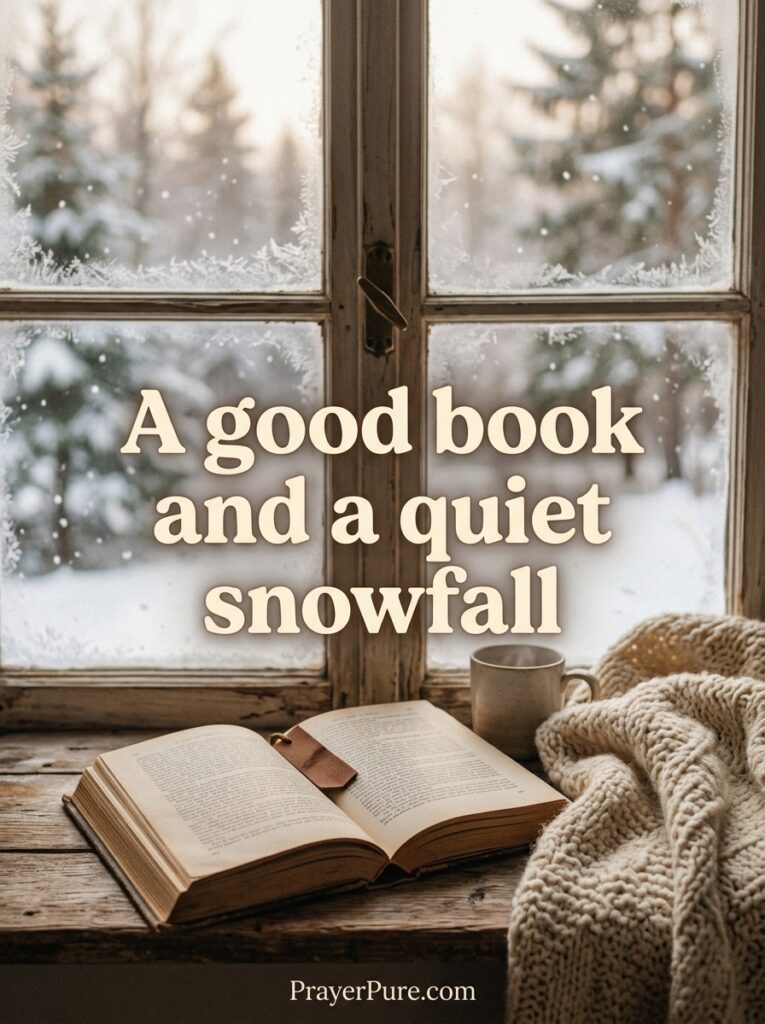 Snow Letter Board Quotes for the Reading Nook