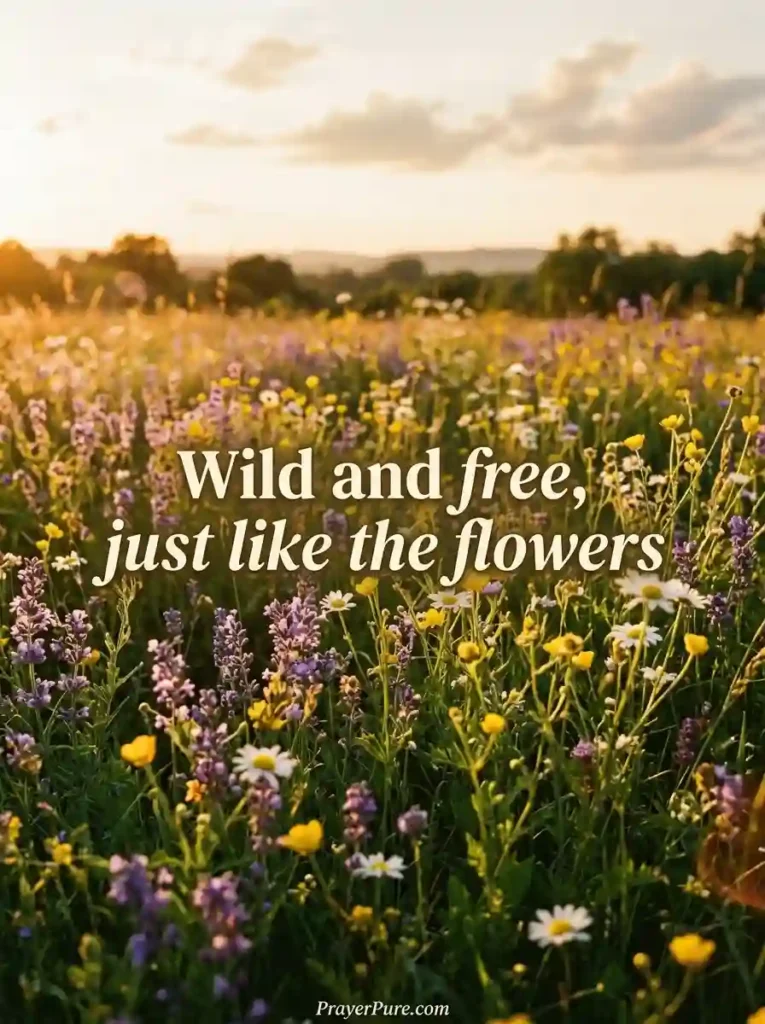 Wildflower and Nature Flower Captions